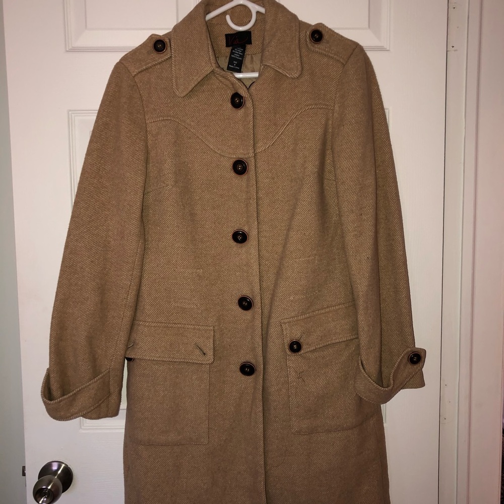 Brown Button Down Coat